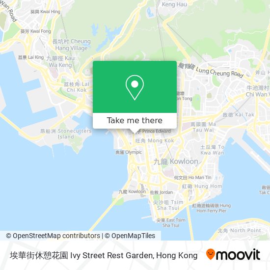 埃華街休憩花園 Ivy Street Rest Garden map