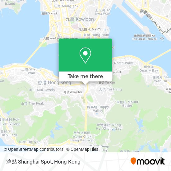 滬點 Shanghai Spot map