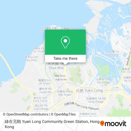 綠在元朗 Yuen Long Community Green Station map