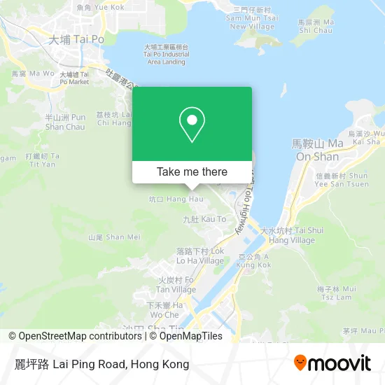 麗坪路 Lai Ping Road map
