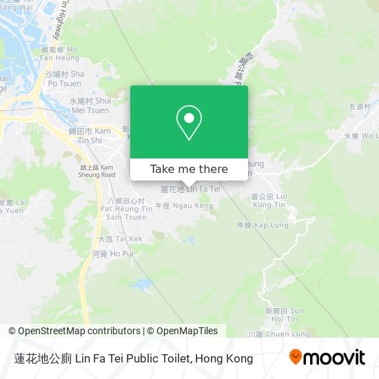 蓮花地公廁 Lin Fa Tei Public Toilet map