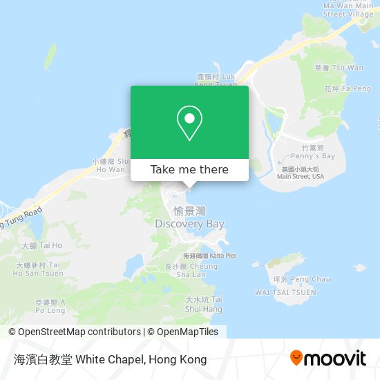 海濱白教堂 White Chapel map