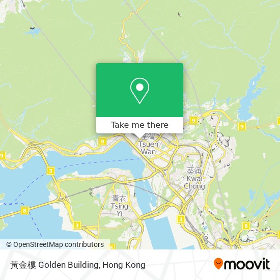 黃金樓 Golden Building map