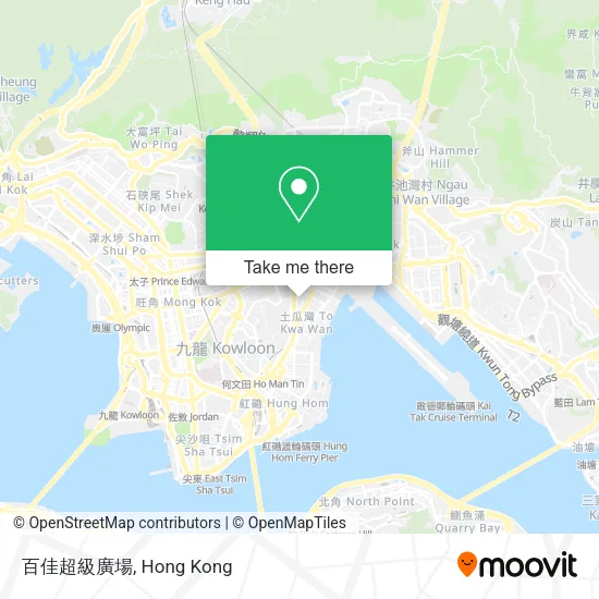 百佳超級廣場 map