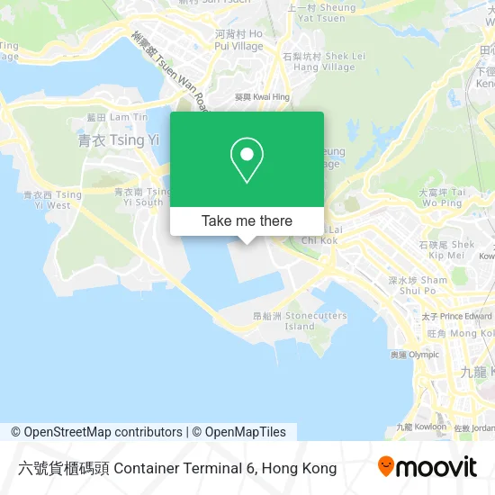 六號貨櫃碼頭 Container Terminal 6 map