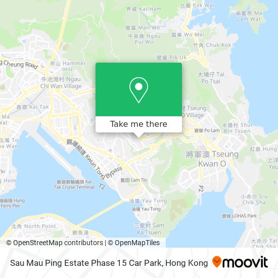 Sau Mau Ping Estate Phase 15 Car Park map