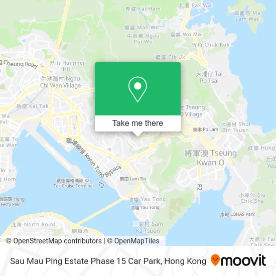 Sau Mau Ping Estate Phase 15 Car Park map