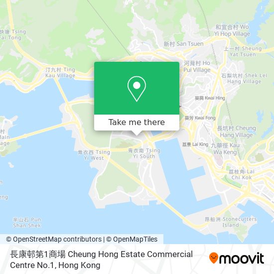 長康邨第1商場 Cheung Hong Estate Commercial Centre No.1 map