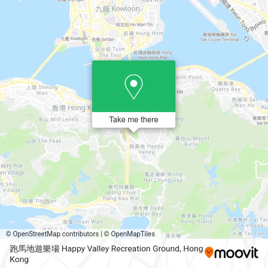 跑馬地遊樂場 Happy Valley Recreation Ground map