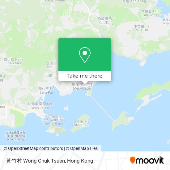 黃竹村 Wong Chuk Tsuen map
