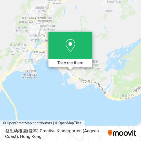 啓思幼稚園(愛琴) Creative Kindergarten (Aegean Coast)地圖