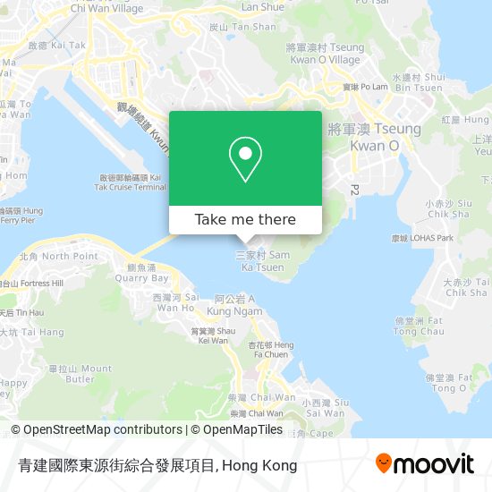 青建國際東源街綜合發展項目 map