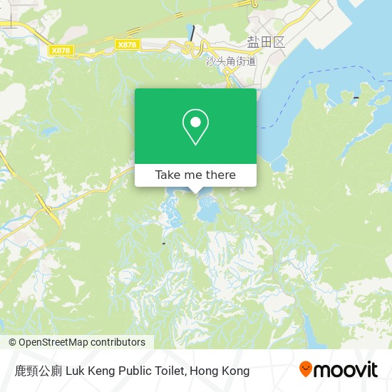 鹿頸公廁 Luk Keng Public Toilet map