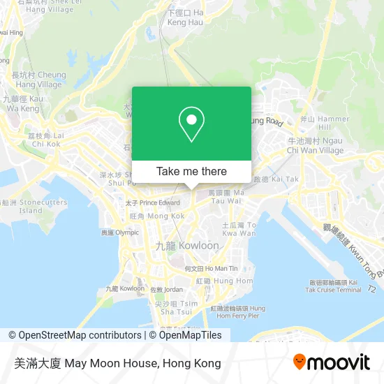 美滿大廈 May Moon House map