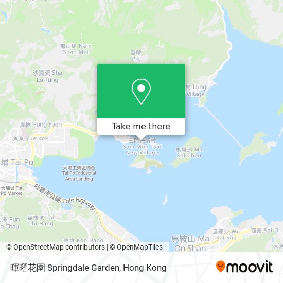 暉曜花園 Springdale Garden map