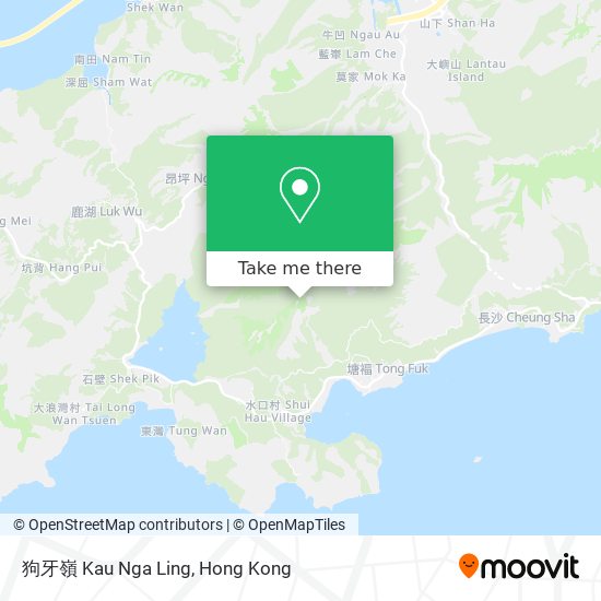 狗牙嶺 Kau Nga Ling地圖