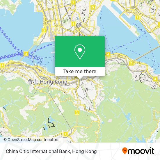 China Citic International Bank map