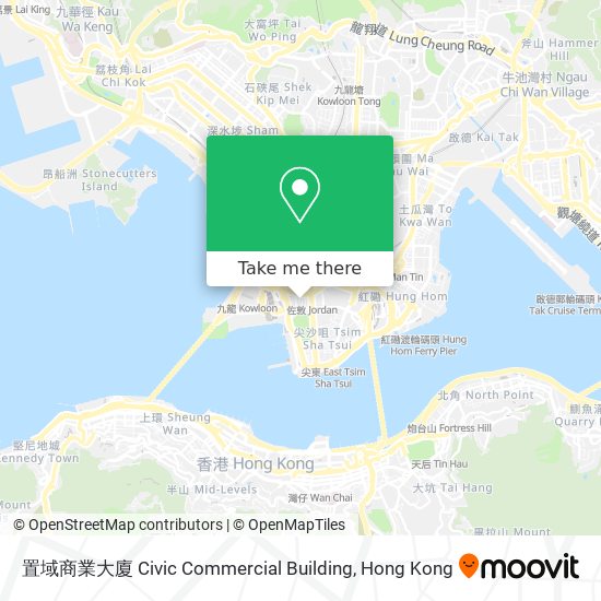 置域商業大廈 Civic Commercial Building map