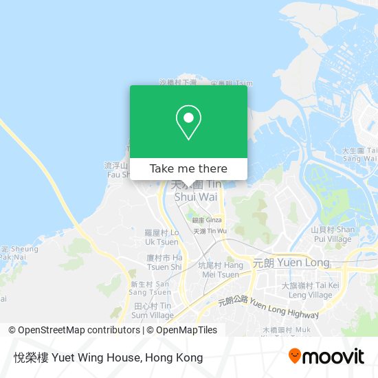 悅榮樓 Yuet Wing House地圖