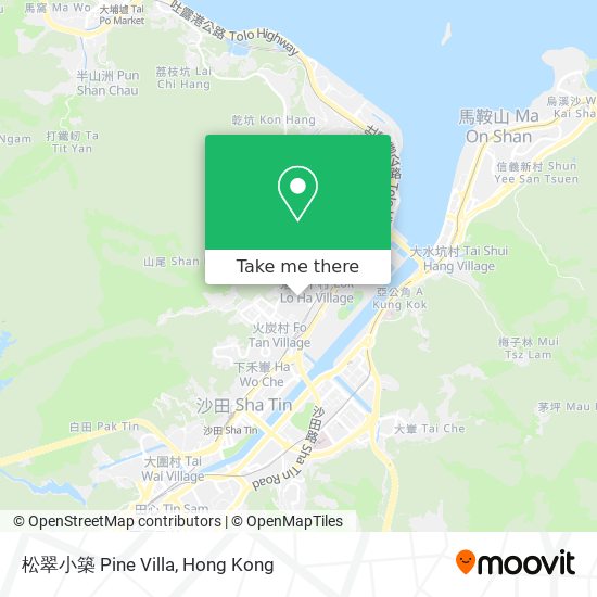 松翠小築 Pine Villa map
