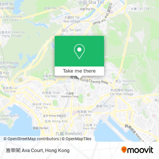 雅華閣 Ava Court map