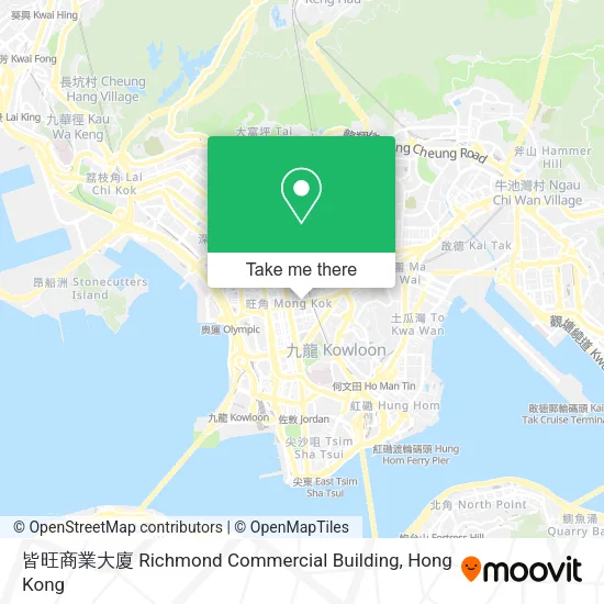 皆旺商業大廈 Richmond Commercial Building地圖