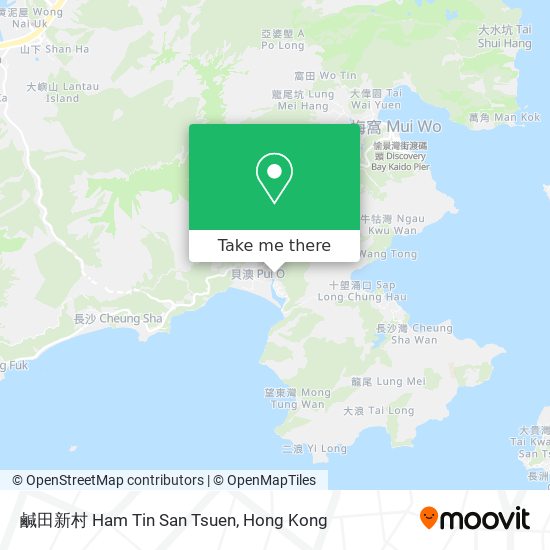 鹹田新村 Ham Tin San Tsuen map