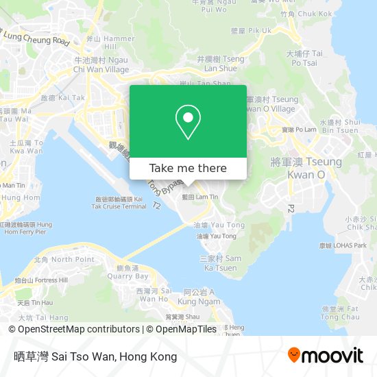 晒草灣 Sai Tso Wan map