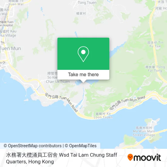 水務署大欖涌員工宿舍 Wsd Tai Lam Chung Staff Quarters map