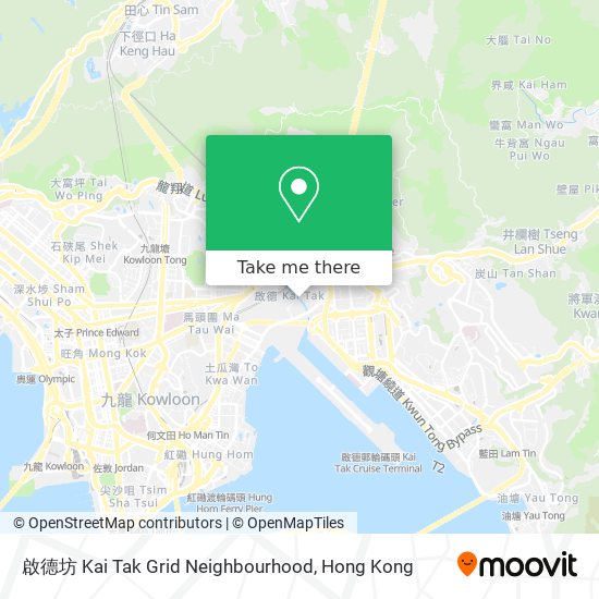 啟德坊 Kai Tak Grid Neighbourhood map