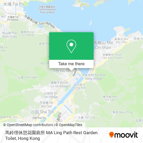 馬鈴徑休憩花園廁所 MA Ling Path Rest Garden Toilet地圖