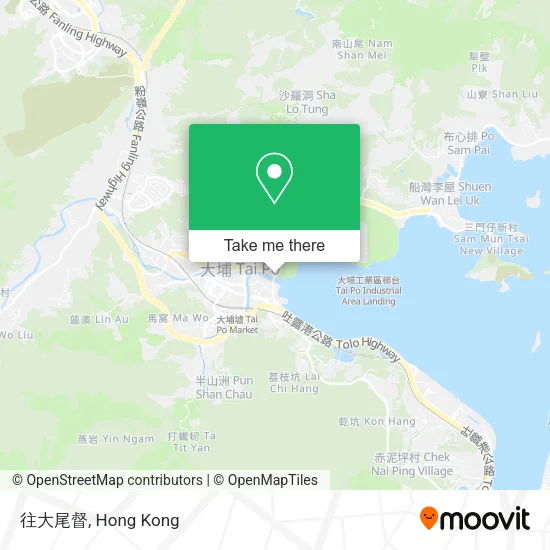 往大尾督 map