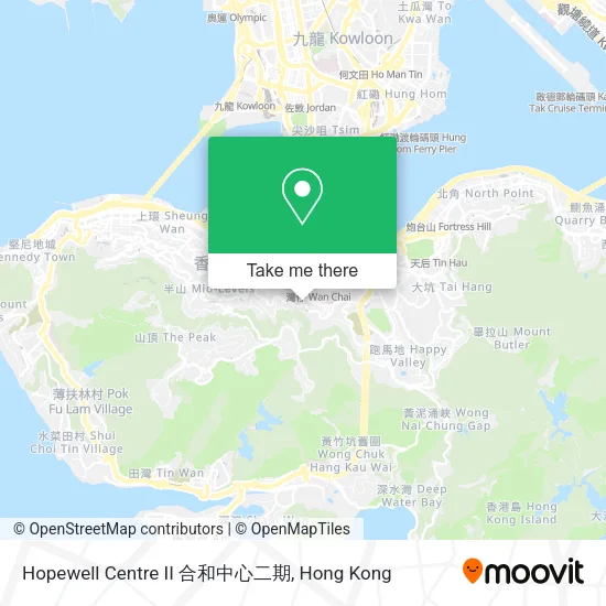 Hopewell Centre II 合和中心二期地圖