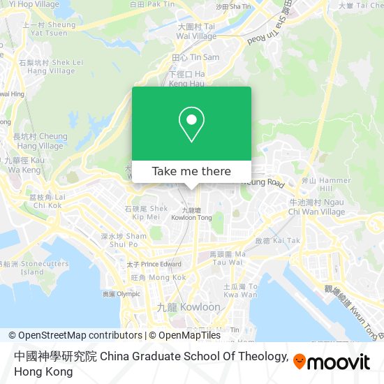 中國神學研究院 China Graduate School Of Theology map