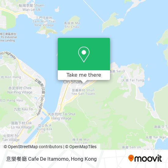 意樂餐廳 Cafe De Itamomo map