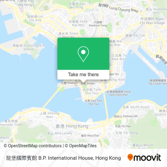龍堡國際賓館 B.P. International House地圖