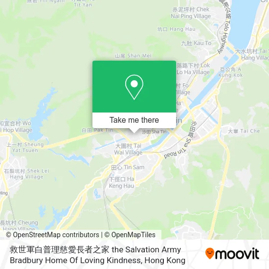 救世軍白普理慈愛長者之家 the Salvation Army Bradbury Home Of Loving Kindness地圖