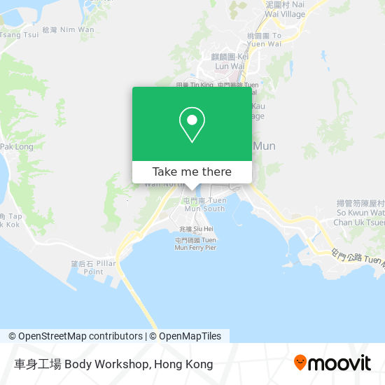 車身工場 Body Workshop map