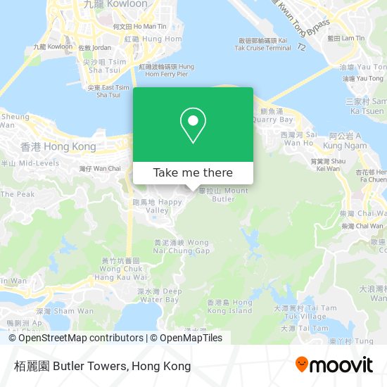 栢麗園 Butler Towers map