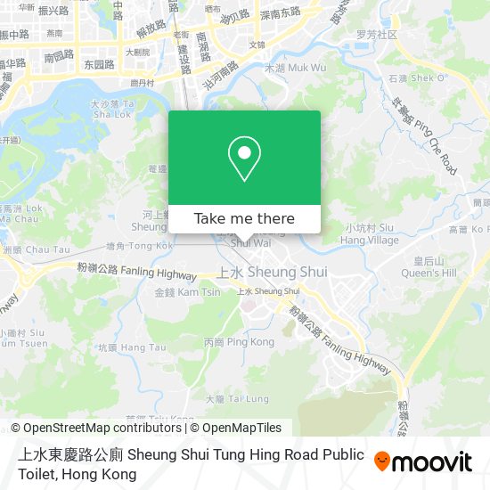 上水東慶路公廁 Sheung Shui Tung Hing Road Public Toilet map