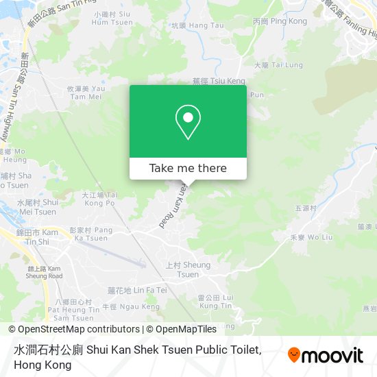 水澗石村公廁 Shui Kan Shek Tsuen Public Toilet map