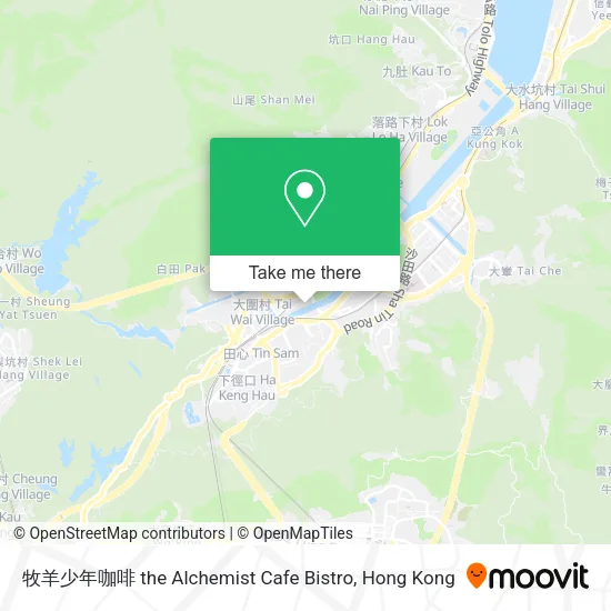 牧羊少年咖啡 the Alchemist Cafe Bistro map