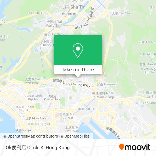 Ok便利店 Circle K map