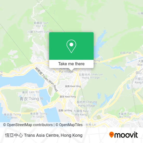 恆亞中心 Trans Asia Centre map
