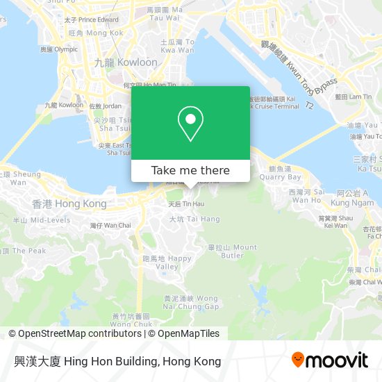 興漢大廈 Hing Hon Building map