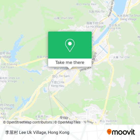 李屋村 Lee Uk Village map