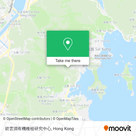碧雲澗有機種植研究中心 map