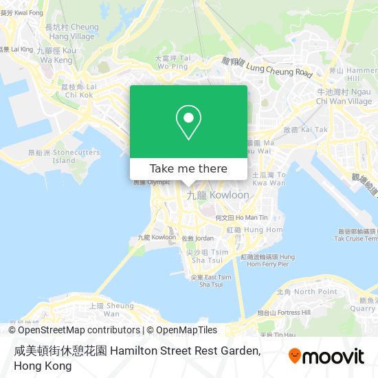 咸美頓街休憩花園 Hamilton Street Rest Garden map