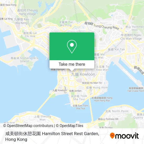 咸美頓街休憩花園 Hamilton Street Rest Garden地圖