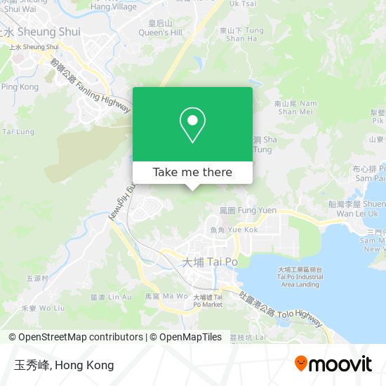 玉秀峰 map